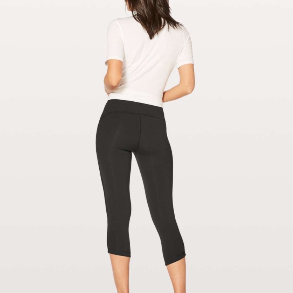 Lululemon Wunder Under Crop (Hi-Rise) Awaken Full-On Luxtreme 21" size 4 - Picture 2 of 8